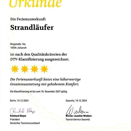 Ferienwohnung Strandlaeufer Юлиусрух Экстерьер фото